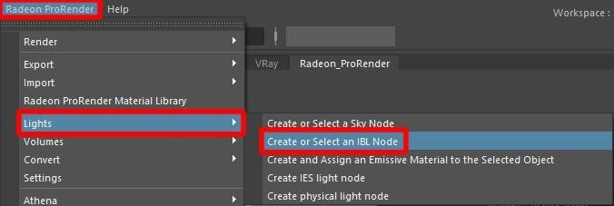 Create or Select an IBL Node